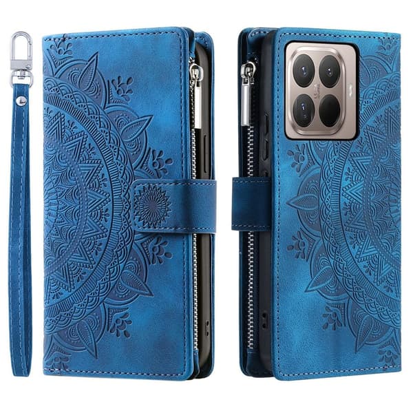 Till Xiaomi 17T Pro Plånboksfodral Mandala Blå
