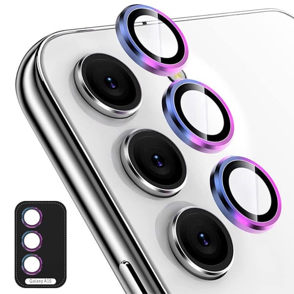 ENKAY Til Samsung Galaxy A16 Kamera Linse Beskytter Multicolor