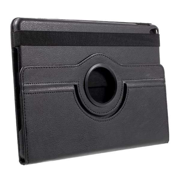 iPad Air 10.5 (2019)/Pro 10.5 (2017) 360 - roterende etui Litchi Grain - Sort Black