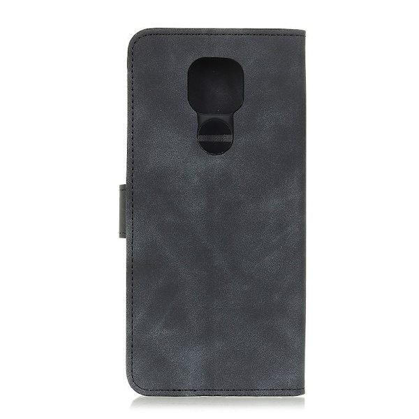 KHAZNEH Retro lompakko Motorola Moto G9 Play/Moto E7 Plus Black
