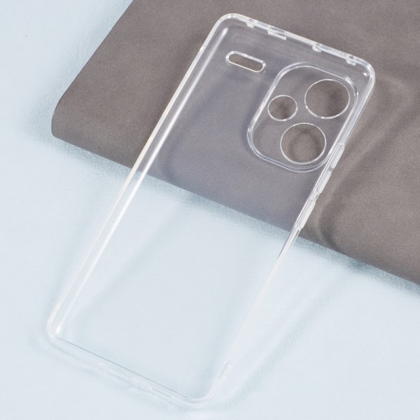 Xiaomi Redmi Note 13 Pro+ -kotelolle TPU:n takakansi Transparent