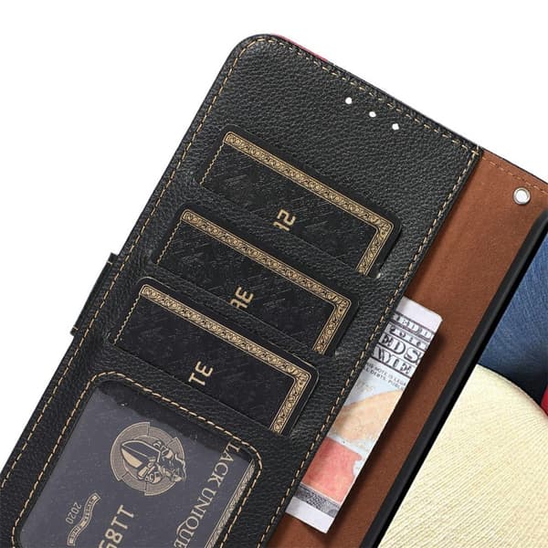 KHAZNEH Til Xiaomi 17T Lommebokdeksel Black