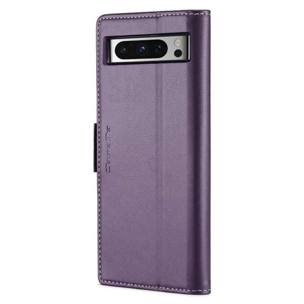 CASEME Retro Lommebokveske for Pixel 8 Pro - Lilla Purple