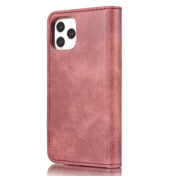 DG.MING For iPhone 13 Stylish Wallet Case - Red Red