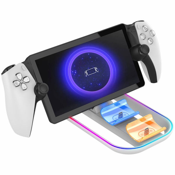 IPEGA Ladestasjon for PlayStation Portal / PS5-kontrollere White