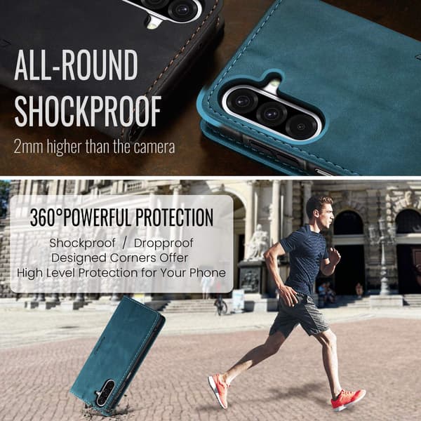 Samsung Galaxy A37 5G CASEME Lompakkokoteloon musta