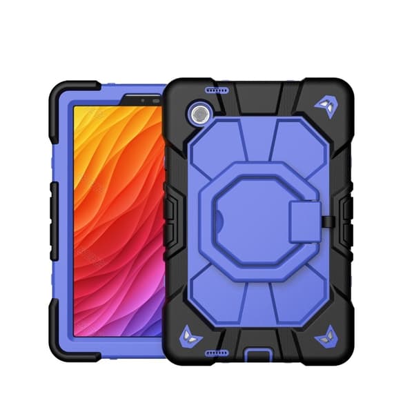 Til Samsung Galaxy Tab A11+ Etui PC+Silikone Tablet Cover Black + Blue Multicolor