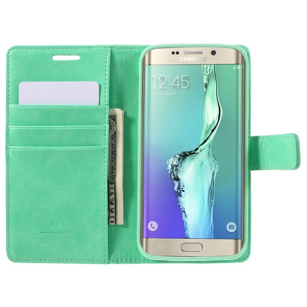 Mercury Goospery Blue Moon til Samsung Galaxy S6 Edge MINT Green