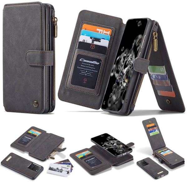 Samsung Galaxy S20 Ultra CASEME 2-in-1 Detachable - Black Black