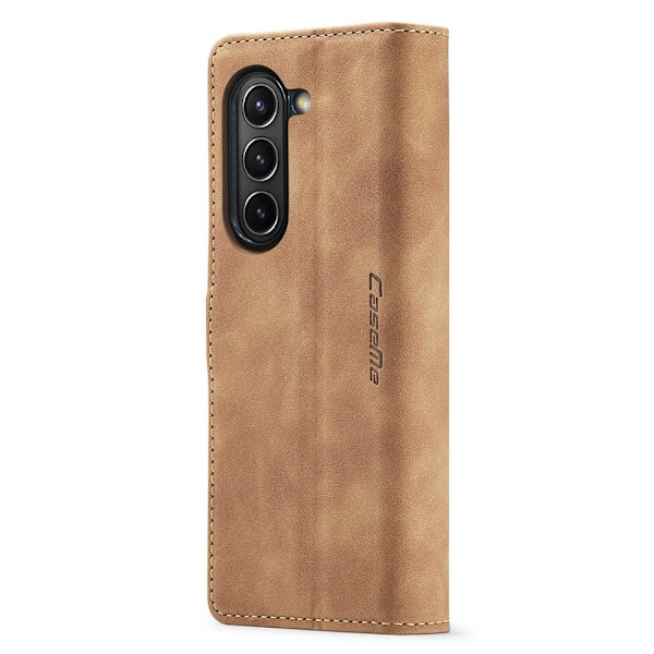 CASEME plånboksfodral Samsung Galaxy Z Fold 5 Ljusbrun