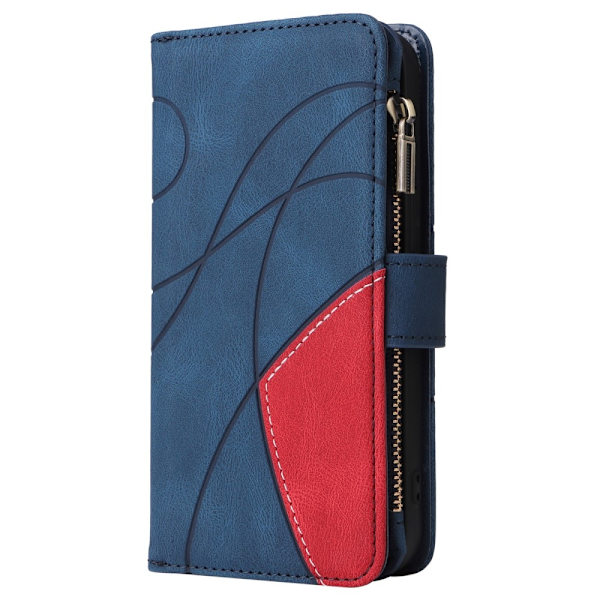 KT Multifunksjons Serie-5 For Motorola Moto G85 Telefonveske Blue