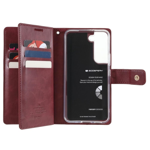 Samsung Galaxy S22 MERCURY GOOSPERY Mansoor Wallet Case WineRed Wine red
