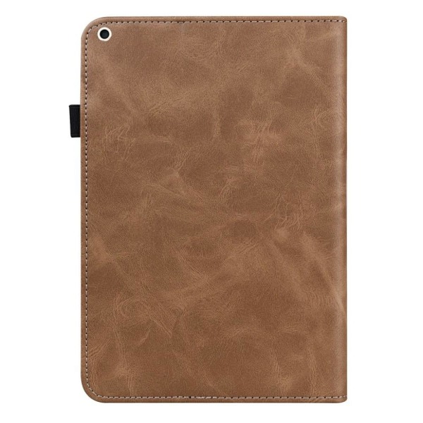 Til iPad 10.2 (2021)/(2020)/(2019) Almindeligt PU-læder tabletcover Brown