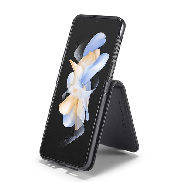 LC.IMEEKE Telefonpungcover med støtteben til Samsung Galaxy Z Flip8 Black