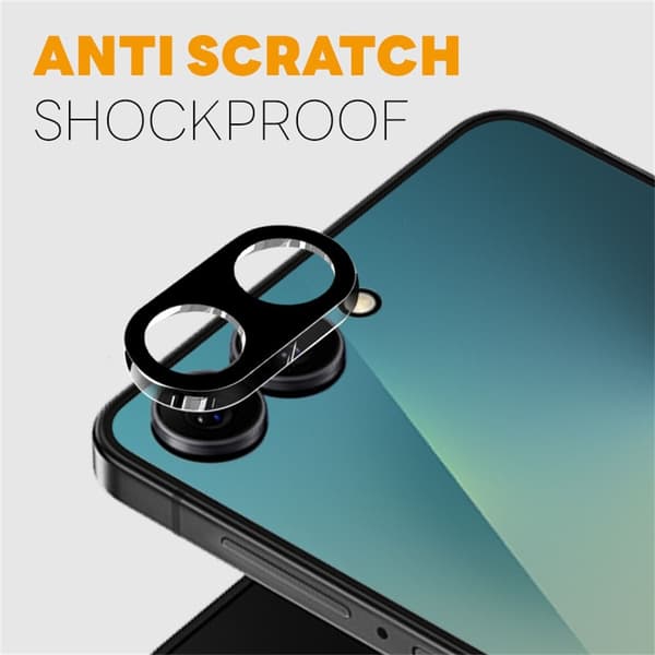NORTHJO Kameralinsebeskyttelse til Samsung Galaxy Z Flip8 Black