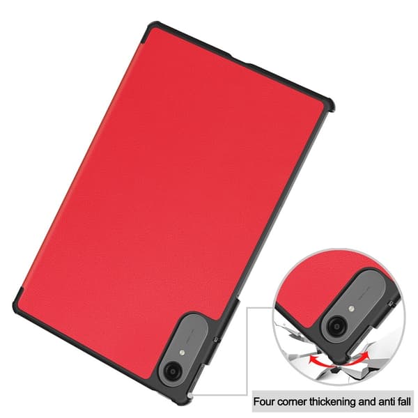 För Lenovo Idea Tab Pro Gen 2 13" Fodral Stativ Stötskydd - Röd Röd