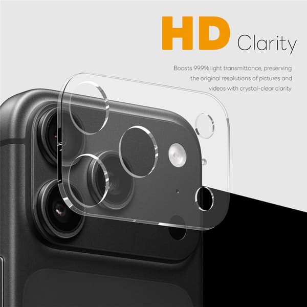 NORTHJO 2 st Kameralinsskydd till iPhone 18 Pro Transparent