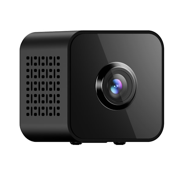 Motion Detection WiFi-sikkerhedskamera Night Vision trådløst overvågningskamera Black