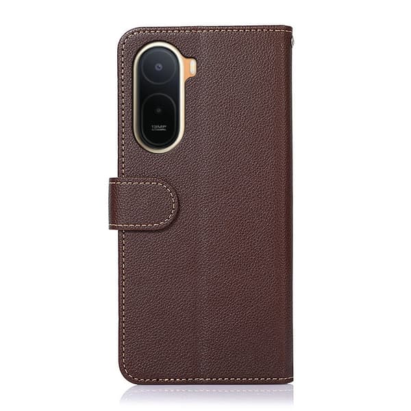 KHAZNEH Plånboksfodral till Xiaomi Redmi A7 Pro 4G / Redmi A7 Pro 5G Brun