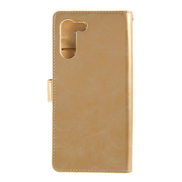 Samsung Galaxy S21+ (Plus) MERCURY GOOSPERY Mansoor Wallet Case  - Gold Gold