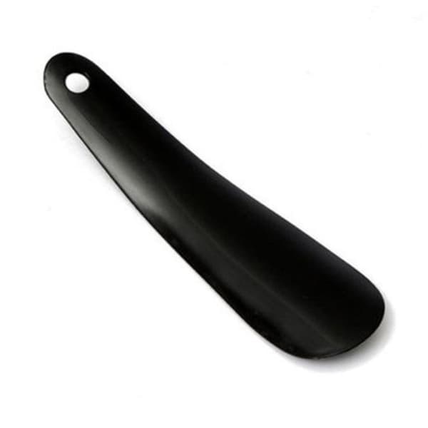 3 stk Skohorn Små Plast 16x4,5cm - Svart Black