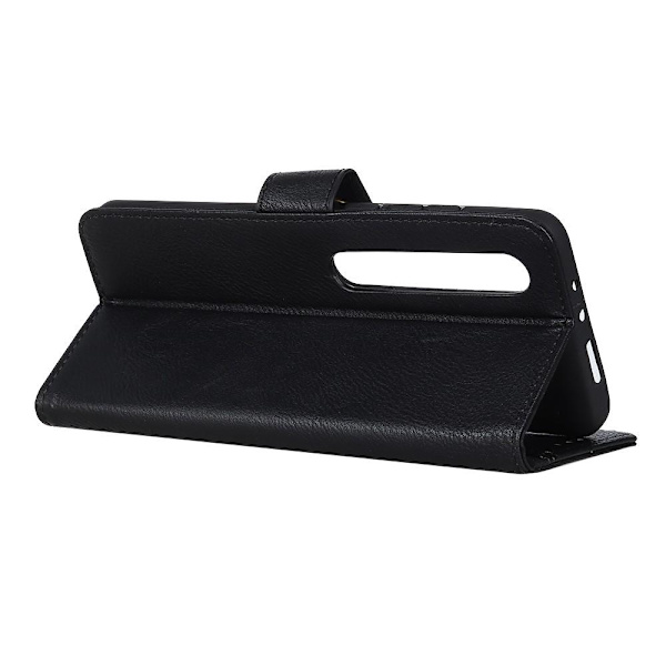 KHAZNEH Wallet Stand Case for Xiaomi Mi 10 / Mi 10 Pro - Black Black