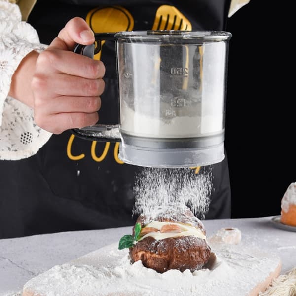 Köksbakningsmjöl Siktkopp Sikta Mjöl Bakning Kök Transparent