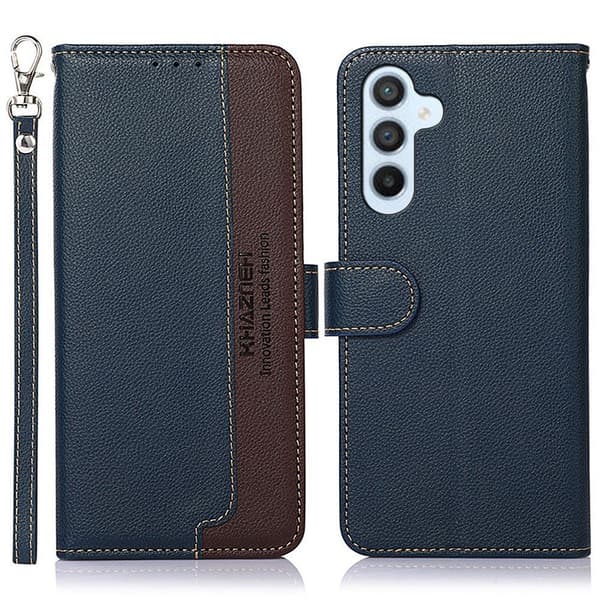 KHAZNEH Lommebok-deksel til Samsung Galaxy S26 5G Blue