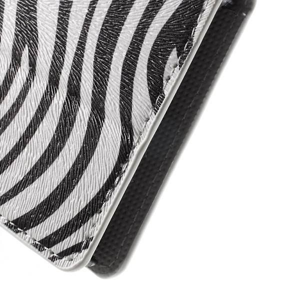 Sony Xperia Z3+ E6553 Zebra Stripe Lommebok - cover Multicolor