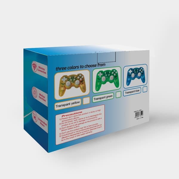 Kompatibel med Nintendo Switch Spel Hand kontroll Bluetooth trådlös - Blå Blå