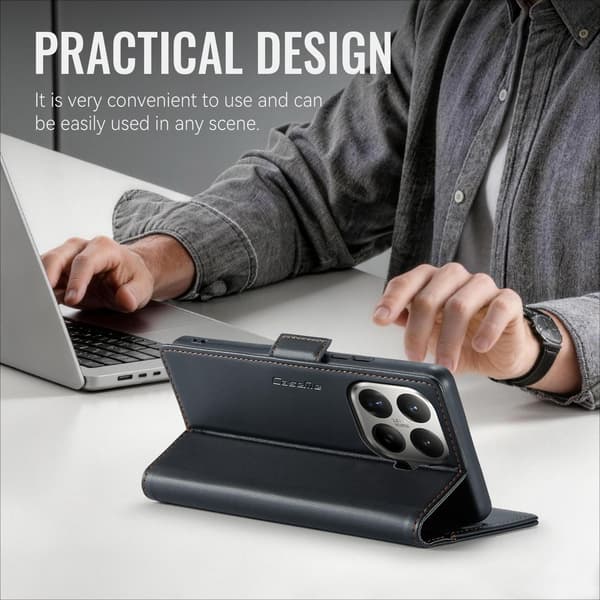 CASEME Til Xiaomi 17T Lommebokdeksel Black