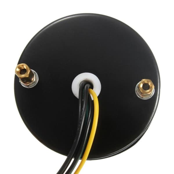 Motorsykkel modifisert drivstoffmåler 52MM 12V DC Universal LED Black