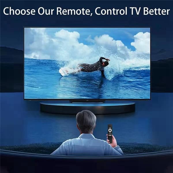 Fjärrkontroll Ersättning HTR-U29G För Haier TV Röststyrd Svart