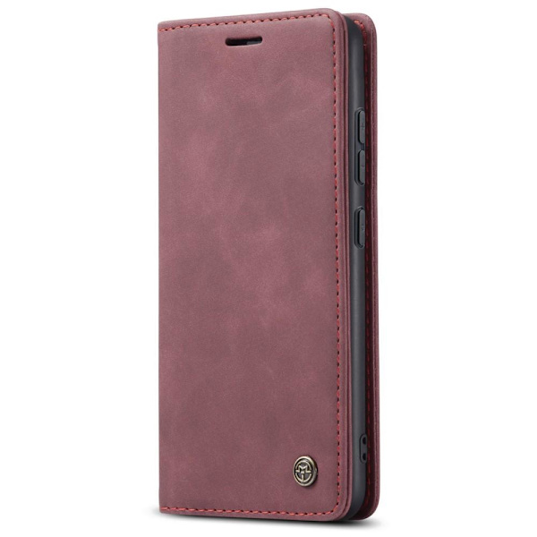 CASEME Retro Wallet Case for Samsung Galaxy S22 - Red Red