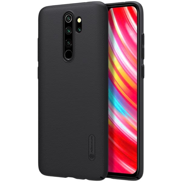 NILLKIN Xiaomi Note 8 Pro Frostet Skall Hardt - Sort Black