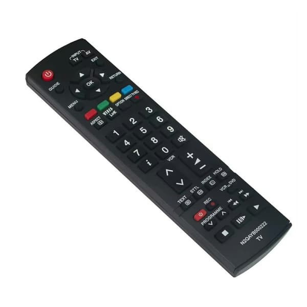 Fjernkontrollerstatning for N2QAYB000222 For Panasonic TV Black