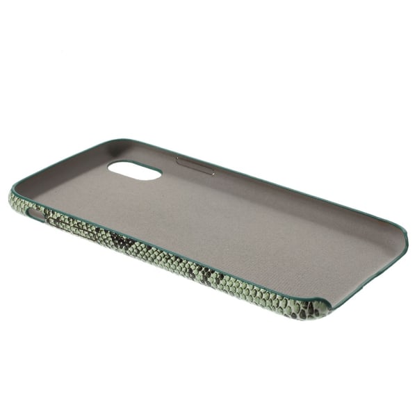 iPhone X-deksel Snake Skin Pattern - Grønn Gold