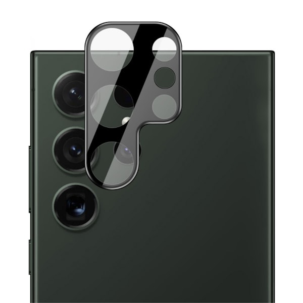 IMAK För Samsung Galaxy S24 Ultra kamera linsskydd härdat glas linsfilm Svart
