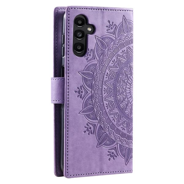 Til Samsung Galaxy A17 / A26 Stand Cover Totem Tegnebogsetui Purple