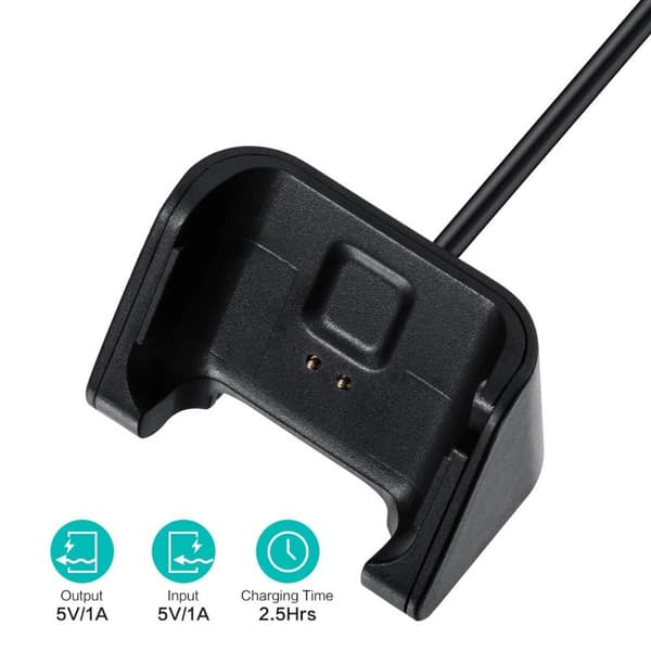 Amazfit Bip Lite A1915/Bip A1608 USB - ladekabel Black