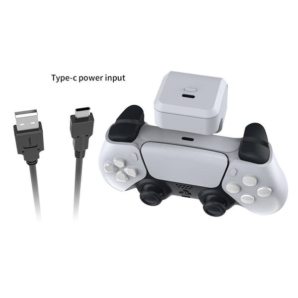 PS5 Playstation 5 Control 1600mAh PowerBank ulkoinen akku White