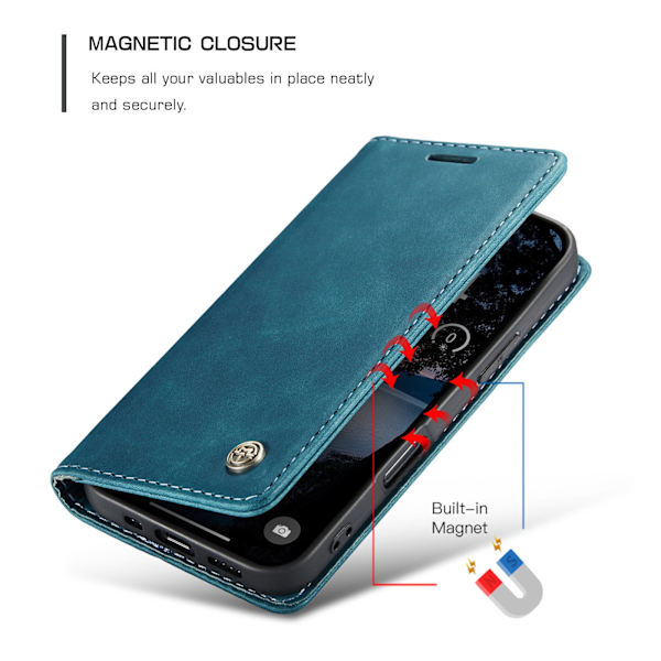 CASEME Lommebok-deksel Til iPhone Air Blue