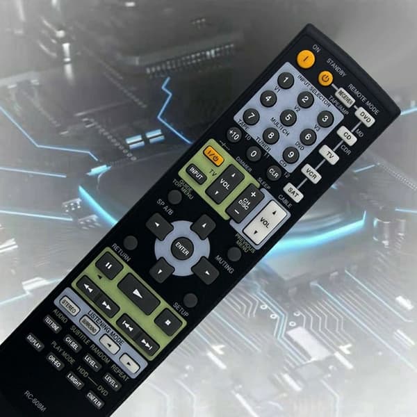 Fjernkontroll erstatning RC-608M for Onkyo forsterker Black
