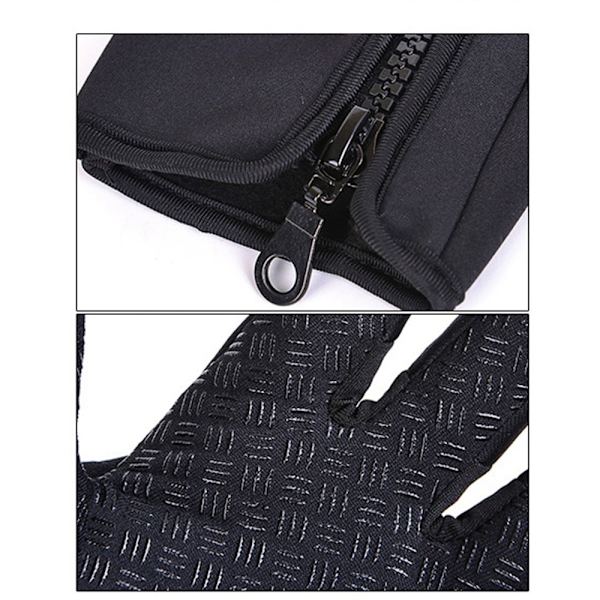 Mc Moped Cykel Vindhandsker med Touch - Small Black M