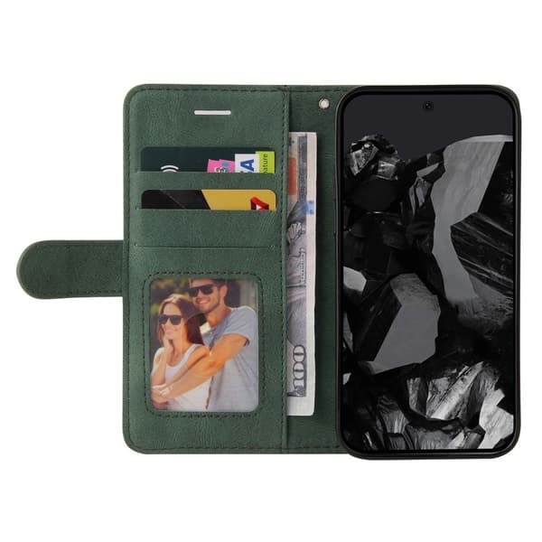 Google Pixel 9 Pro XL KT Series - 1 Kahden Värin Kotelo Remmillä Green