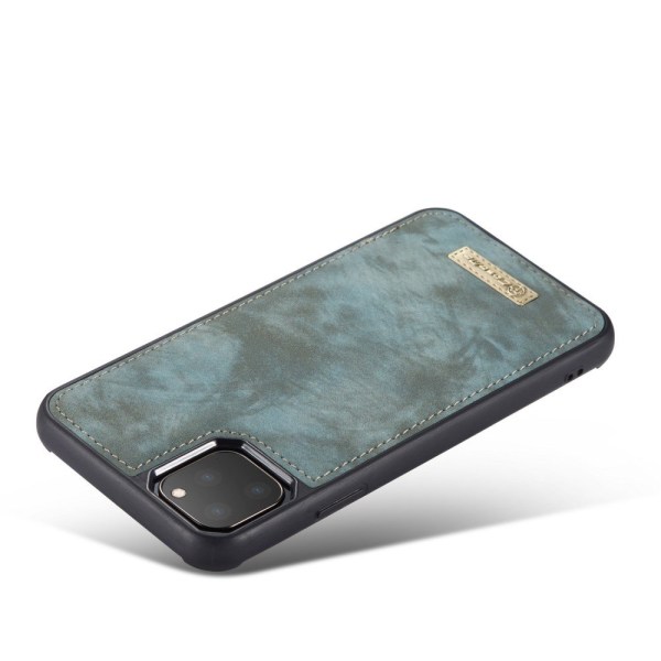iPhone 11 Pro CASEME Split Nahkainen Lompakko Irrotettava Puheli Blue