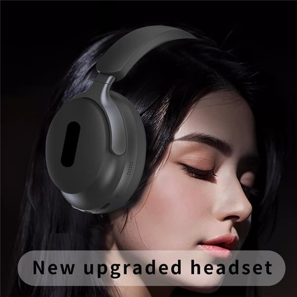 Trådløse on-ear-hovedtelefoner, trådløst Bluetooth-headset til mobil, pc og bærbar – Hvid White