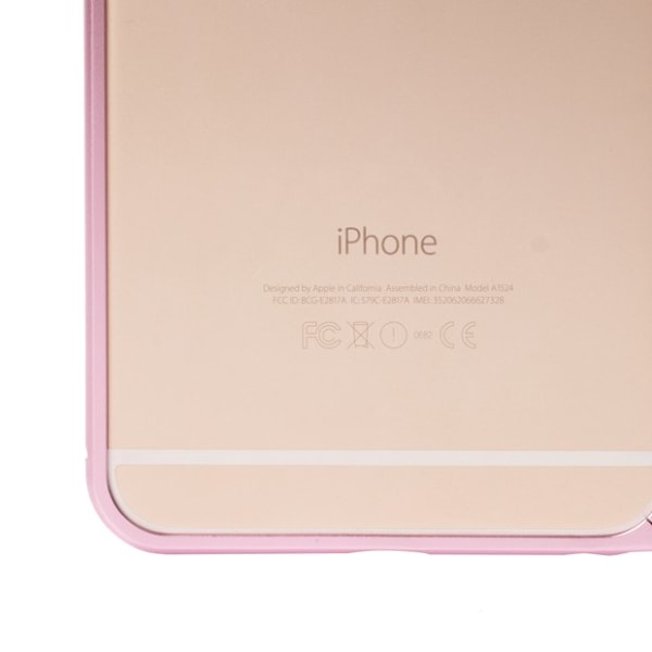 Krusell Sala Aluminiumbumper för iPhone 6 5,5" Rosa Rosa
