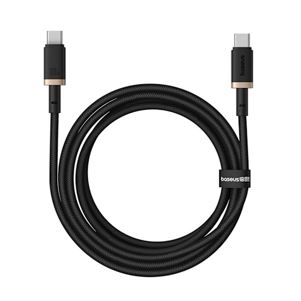 BASEUS Dura Series PD 100W Laddningskabel Snabbladdning USB-C till USB-C 2m Svart
