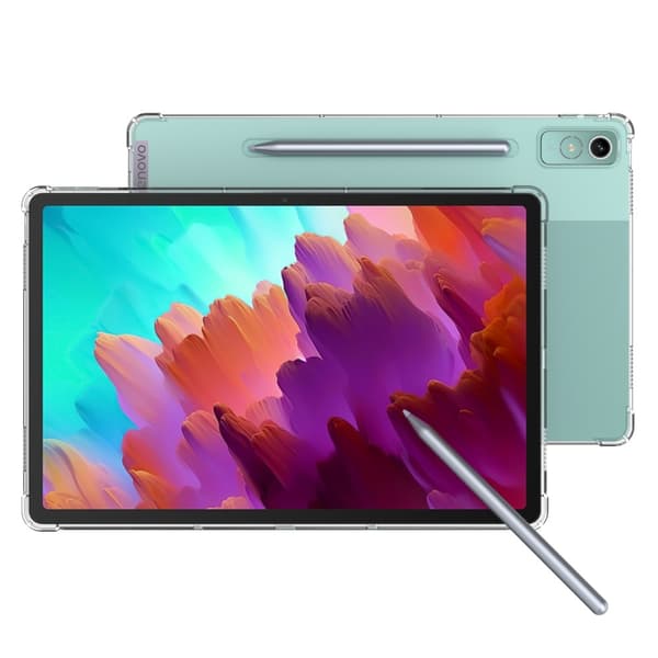 Til Lenovo Tab P12 - TPU Klar Frost Tablet Deksel Transparent